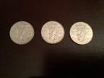 Set van 3 zilveren 2 1/2 gulden Juliana 1959-1960-1966, Postzegels en Munten, Munten | Nederland, Koningin Juliana, Zilver, Ophalen of Verzenden