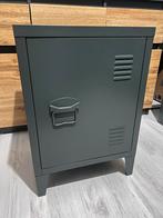 2 Stuks nachtkastje locker grijs. BIJNA NIEUW, Huis en Inrichting, Ophalen, Minder dan 45 cm, Metaal of Aluminium, 55 tot 70 cm