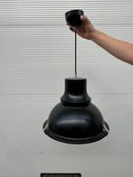 Industriële Hanglamp Zwart Metaal, Huis en Inrichting, Ophalen of Verzenden, Zo goed als nieuw, Metaal, Minder dan 50 cm