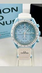 Omega Swatch Speedmaster, Sieraden, Tassen en Uiterlijk, Horloges | Heren, Ophalen of Verzenden, Kunststof, Omega