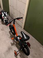 BTWIN Jongensfiets met zijwieltjes, Ophalen, Gebruikt, 14 inch of minder, Handrem
