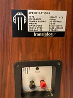 Translator impact 4/Ii Hans Baan luidsprekers, Zo goed als nieuw, 120 watt of meer, Front, Rear of Stereo speakers, Ophalen
