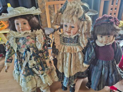 3 Porseleinen Poppen - Verzameling, Antiek en Kunst, Antiek | Speelgoed, Ophalen of Verzenden