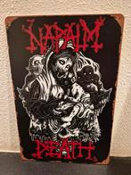 Metalen bord Napalm Death - 20x30cm, Ophalen of Verzenden, Nieuw