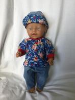 Poppenkleren babypop 43cm jongen, Ophalen of Verzenden, Nieuw, Babypop