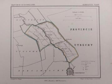 187 / Litho uit 1866 door J. Kuyper van Vlist ZH beschikbaar voor biedingen