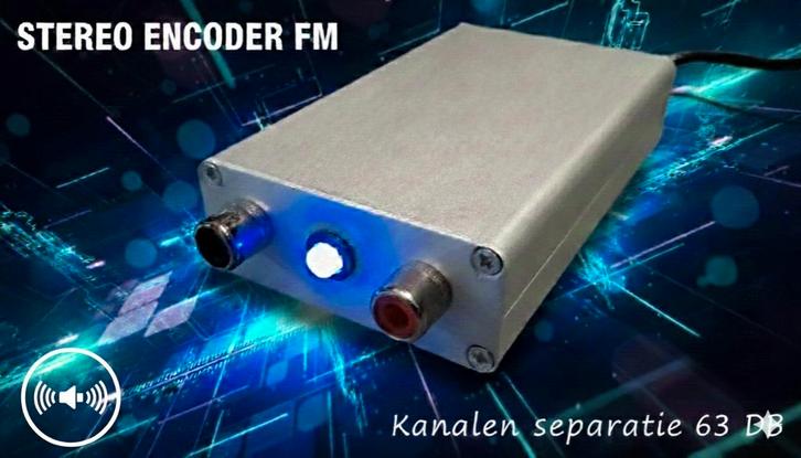 STEREO ENCODER FM,  63db kanalen separatie/ schone geluid, Telecommunicatie, Zenders en Ontvangers, Ophalen of Verzenden