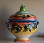 Prachtige dekschaal uit het Italiaanse Lucca, Antiek en Kunst, Ophalen of Verzenden