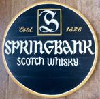 Handgeschilderde Ierse/Schotse pubborden/ Springbank whiskey, Verzenden, Zo goed als nieuw, Reclamebord