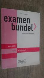 Examenbundel VWO wiskunde B, 2020/2021, in goede staat, Ophalen of Verzenden, Zo goed als nieuw, VWO