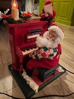 Kerstman Holiday creation met Piano en cassette 45cm, Ophalen of Verzenden, Gebruikt