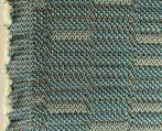 BYBORRE Johan Pine; blauw+groen+beige 11 mtr LUXE meubelstof, Wol, 120 cm of meer, Ophalen of Verzenden, Groen