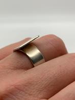 K629 Prachtige zilveren modernist ring (verstelbaar), Sieraden, Tassen en Uiterlijk, Ringen, Ophalen of Verzenden, Dame, Zilver