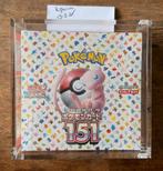 Pokemon 151 Booster Box Japans + Acryl Case, Ophalen of Verzenden, Nieuw, Boosterbox