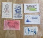 7 suikerzakjes meeuw meeuwen zeepaardje zie foto's, Verzamelen, Suikerzakjes, Ophalen of Verzenden