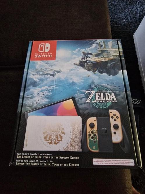 Nintendo Switch Oled: tears of the kingdom Editie+ accessoir, Spelcomputers en Games, Spelcomputers | Nintendo Switch, Zo goed als nieuw