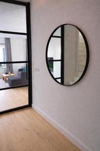 Woood Doutzen Spiegel 80cm - Zwart (nu in prijs verlaagd), Ophalen, Rond, Zo goed als nieuw, 75 tot 100 cm