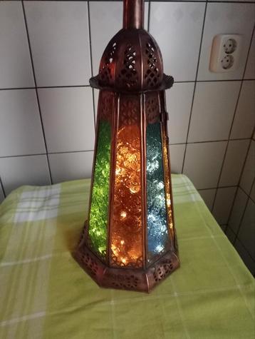 Mooie lamp met 40 lampjes op 2 penlights  beschikbaar voor biedingen