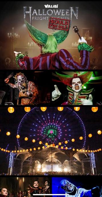 2 Walibi Fright Nights Tickets - Flexibele Datum! beschikbaar voor biedingen