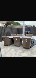 Super mooie tuinset 4 seasons met 6 stoelen z.g.a.n, Tuin en Terras, Ophalen of Verzenden, Zo goed als nieuw