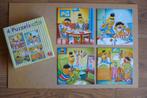 Jumbo puzzel '' SESAMSTRAAT '' 4-6-9-16 stukjes., Ophalen of Verzenden, Minder dan 10 stukjes, Gebruikt, 2 tot 4 jaar