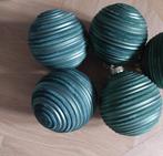 4 mooie, grote groene kerstballen, Ophalen of Verzenden, Zo goed als nieuw