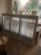 Houten shutters 3-luik 192 x 118cm, Huis en Inrichting, Ophalen, 100 tot 150 cm, 150 tot 200 cm, Crème