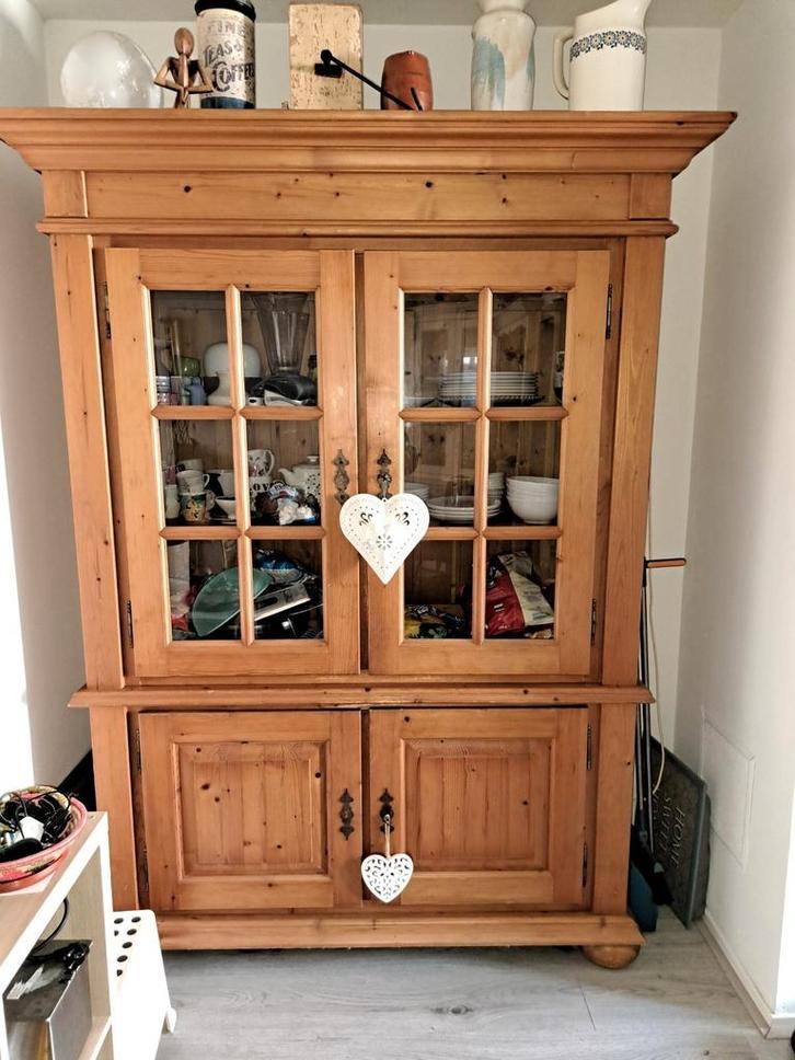 Prachtige Antieke zware Grenen kast, Antiek en Kunst, Antiek | Meubels | Kasten, Ophalen