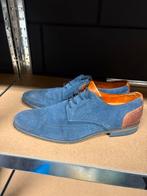 Van lier prachtige zgan suede schoenen maat 44, Blauw, Ophalen of Verzenden, Zo goed als nieuw, Veterschoenen
