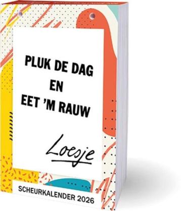 SINT /KERST kado tip scheur kalender 2026 LOESJE /NIEUW !!!! beschikbaar voor biedingen
