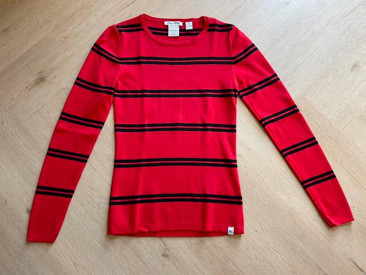 Rood met zwarte trui van Nik & Nik maat 16/176, Kinderen en Baby's, Kinderkleding | Maat 176, Zo goed als nieuw, Meisje, Trui of Vest