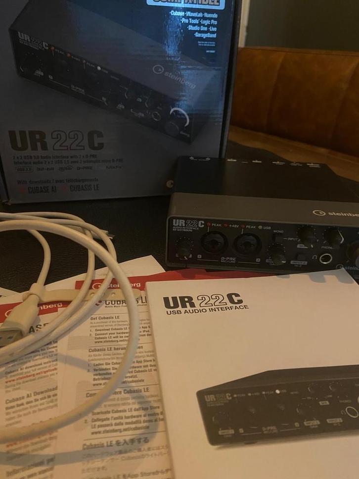 Steinberg UR22C USB Audio Interface, Muziek en Instrumenten, Microfoons, Zo goed als nieuw, Overige typen, Ophalen of Verzenden