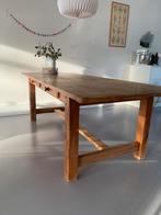Heerlijk grote grenen eettafel, t.e.a.b - 226,5x100 cm, Huis en Inrichting, Tafels | Eettafels, Ophalen, Gebruikt, 200 cm of meer