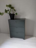 Ikea Aspelund ladekast, 3 lades geschilderd in factory green, Ophalen, 100 tot 150 cm, 50 tot 100 cm, 3 of 4 laden