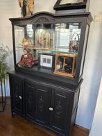 Vitrine/buffet Kast vintage, Ophalen, Jaren dertig, 100 tot 150 cm, 150 tot 200 cm