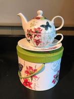 Tea for one.  Theepot met kopje, Huis en Inrichting, Keuken | Servies, Overige typen, Ophalen of Verzenden, Zo goed als nieuw