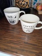 Leuke set van 2 H&M Home mokken, Ophalen of Verzenden, Zo goed als nieuw, Effen, Kop(pen) en/of Schotel(s)