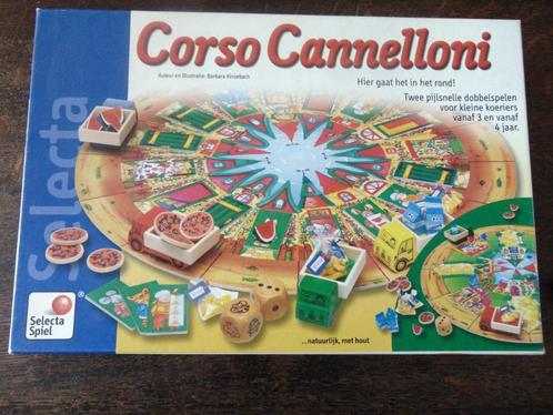 Corso Cannelloni Spel van Selecta, Hobby en Vrije tijd, Gezelschapsspellen | Bordspellen, Zo goed als nieuw, Een of twee spelers