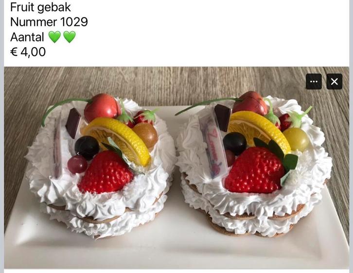 Div decoratie nep gebak gebakje DEEL 1, Huis en Inrichting, Woonaccessoires | Overige, Nieuw, Ophalen