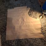 Beige leer, Hobby en Vrije tijd, Stoffen en Lappen, Beige, Leer of Kunstleer, Nieuw, Ophalen of Verzenden