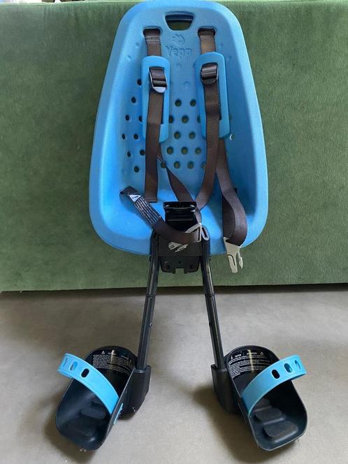 Thule Yepp Mini Blue voorzitje, Fietsen en Brommers, Fietsaccessoires | Fietsstoeltjes, Zo goed als nieuw, Voorzitje, 0 t/m 13 kg