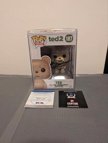 Funko pop Ted 2 (187) Gesigneerd door Mark Wahlberg beschikbaar voor biedingen