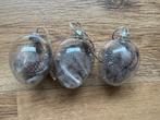 Kerstballen van glas met veertjes - nieuw, Ophalen of Verzenden, Nieuw