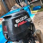 Suzuki kortstaart 5 pk 4 takt  fourstroke buitenboord motor, Ophalen, Zo goed als nieuw, Overige typen