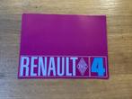 Renault 4 brochure, Ophalen of Verzenden, Zo goed als nieuw, Renault