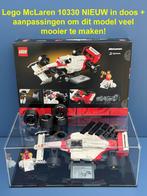 Lego McLaren 10330 set NIEUW + brede wielen en acrilic case, Ophalen of Verzenden, Nieuw, Complete set, Lego