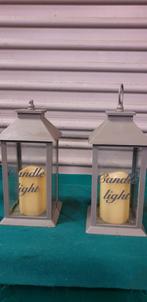 kandelaars met nep kaarsen, Ophalen of Verzenden, 'T Olde Gre-j, Info@toldegrej.nl, Endepoelstraat 20f Didam
