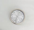 Karlsson Wandklok "Big Diamond" – Zilver – 24 cm, Ophalen of Verzenden, Zo goed als nieuw, Analoog, Wandklok