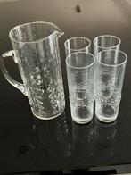 Karaf Kosta Boda en 4 glazen Iittala, Verzamelen, Glas en Borrelglaasjes, Ophalen of Verzenden, Zo goed als nieuw, Overige typen