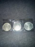 3 Zilveren 10 Gulden Herrijst Juliana (1945-1970), Postzegels en Munten, Munten | Nederland, Koningin Juliana, Zilver, Ophalen of Verzenden